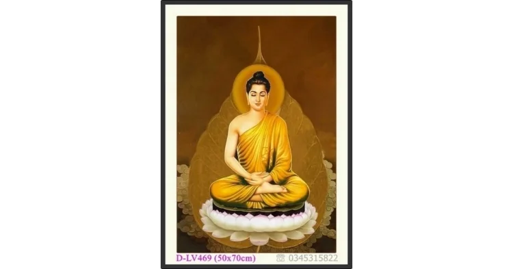 Tranh đính đá Phật Tổ - Đức Phật Thích Ca Mâu Ni - D-LV469 ❤️