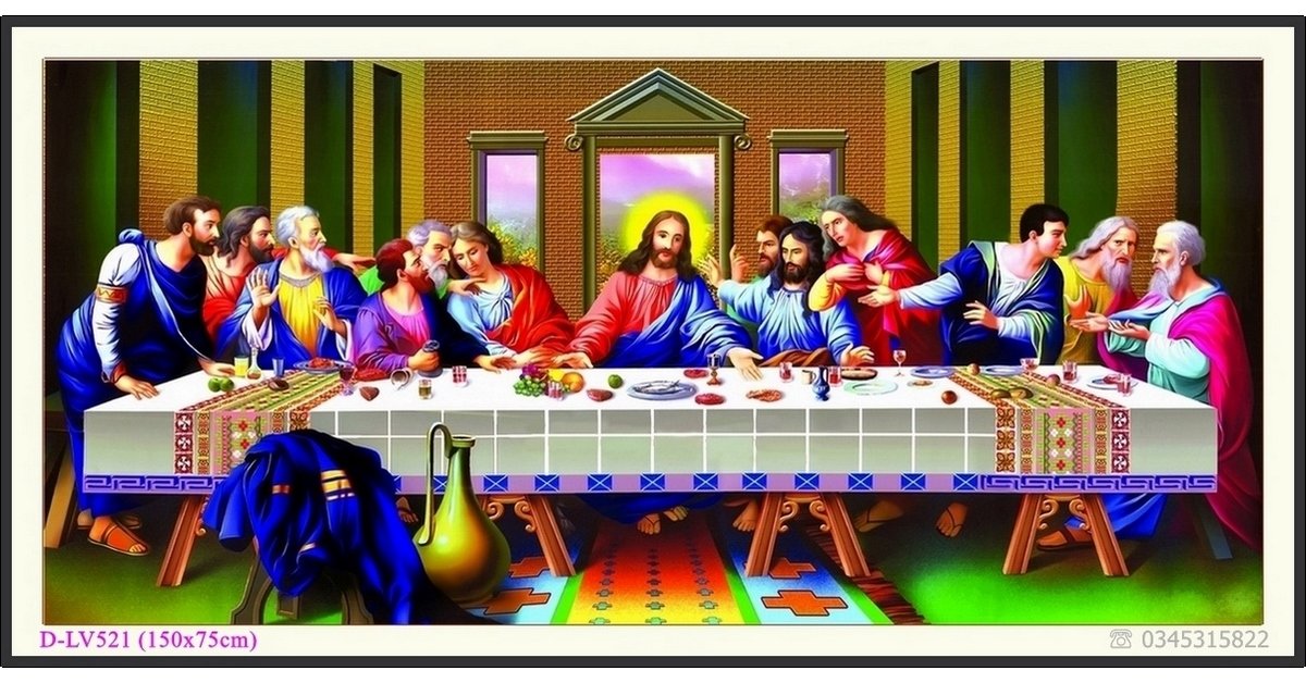 Tranh treo tường công giáo Bữa tiệc ly tại In Hình Online