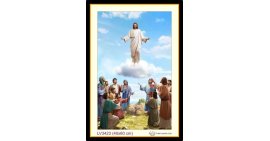 [T-LV3423] Tranh thêu chữ thập Chúa Giê-su (Jesus) phục sinh khổ nhỏ (40x60 cm)