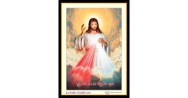 [T-LV3496] Tranh thêu chữ thập Chúa Giê-su (Jesus)s khổ nhỏ (43x59 cm)